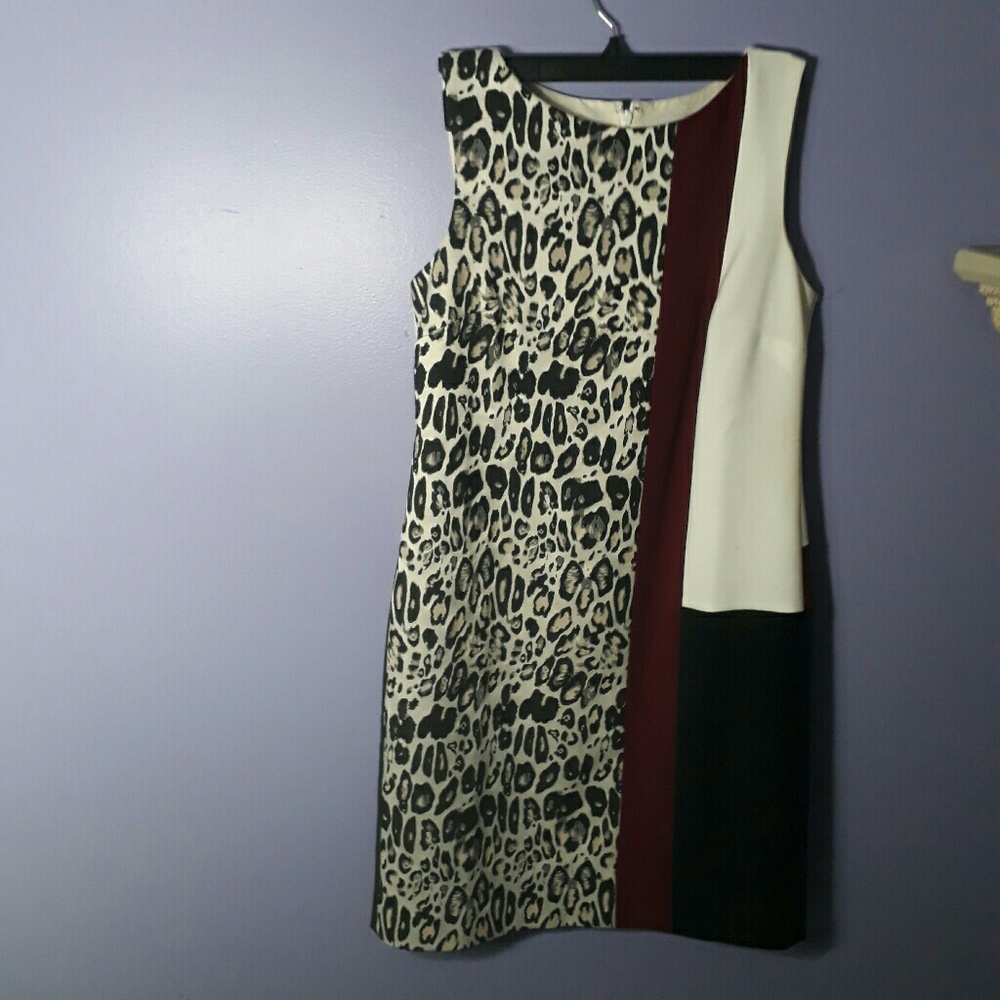 Ann Taylor Women's Leopard Shift Size 0 Dress